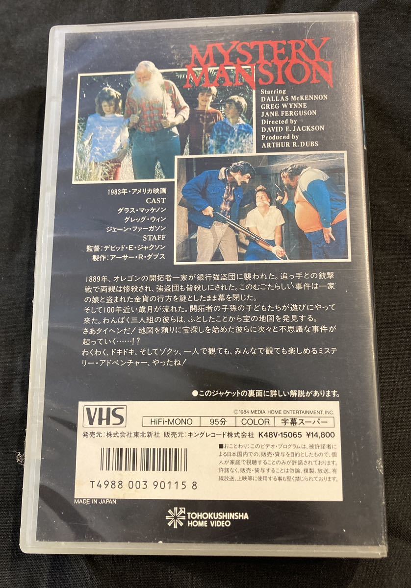 VHS お化け屋敷でつかまえて　ダラス・マッケノン_画像2