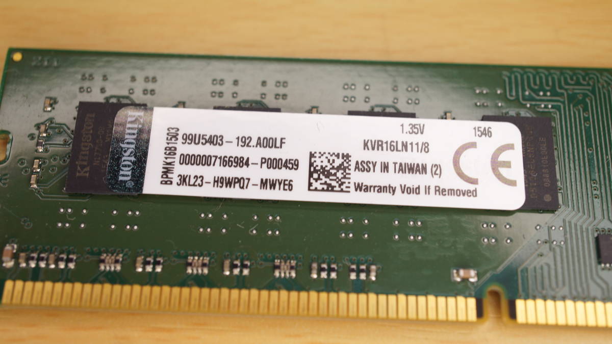 DDR3L-1600 8GB Kingston_画像2