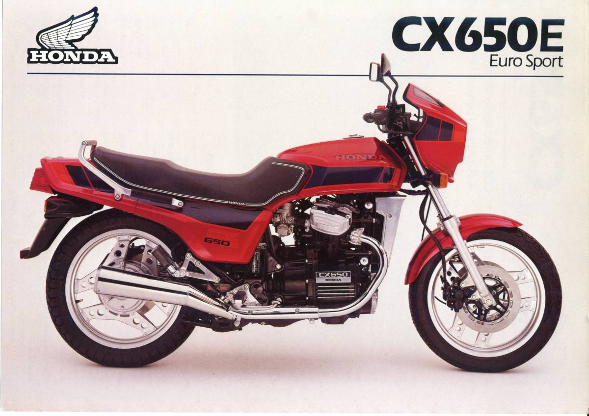 カタログ　HONDA CX650E ヨーロッパ仕様　送料無料_画像1