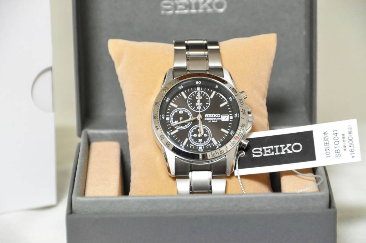 大きな割引 SEIKO セイコー腕時計 スピリット SBTQ クロノグラフ 