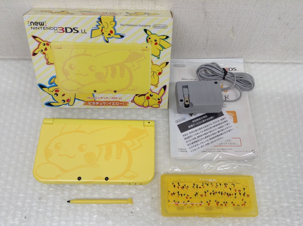 美品Newニンテンドー3DS LL ピカチュウ