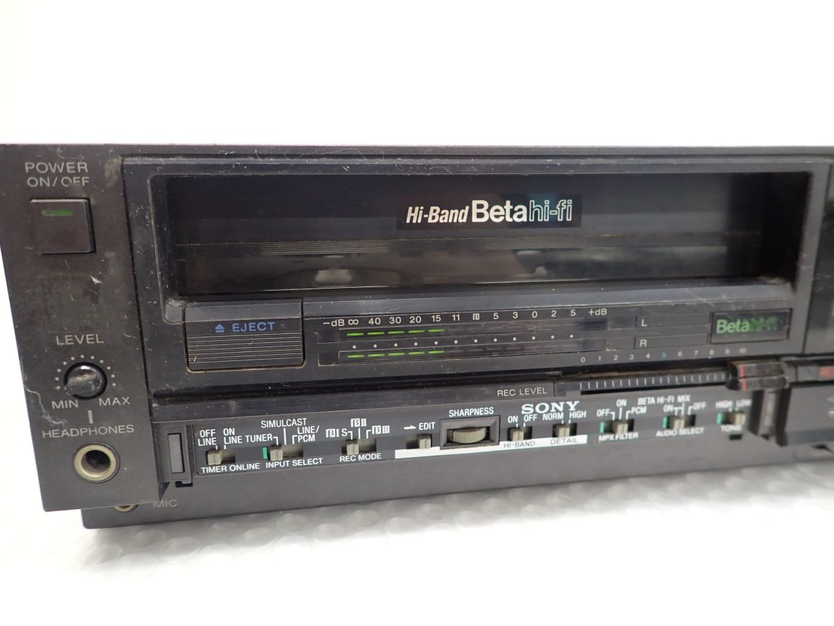 ☆営KW168-100 SONY ソニー Betamax SL-HF900  Hi-Band Beta ベータ ビデオデッキ 中古現状品の画像5