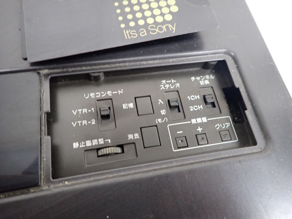 ☆営KW168-100 SONY ソニー Betamax SL-HF900  Hi-Band Beta ベータ ビデオデッキ 中古現状品の画像3