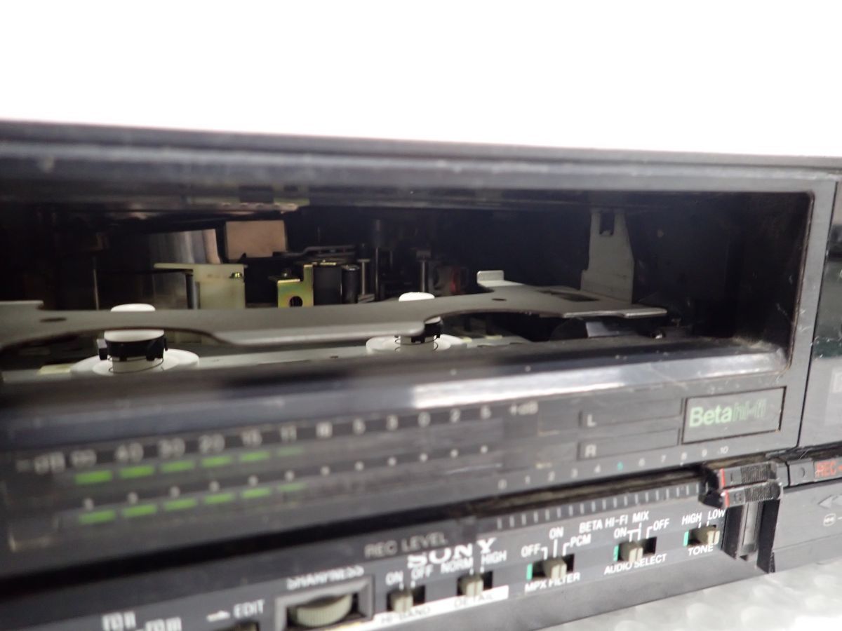 ☆営KW168-100 SONY ソニー Betamax SL-HF900  Hi-Band Beta ベータ ビデオデッキ 中古現状品の画像8