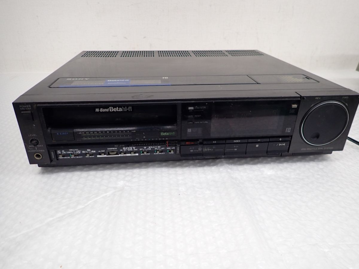 ☆営KW168-100 SONY ソニー Betamax SL-HF900  Hi-Band Beta ベータ ビデオデッキ 中古現状品の画像1