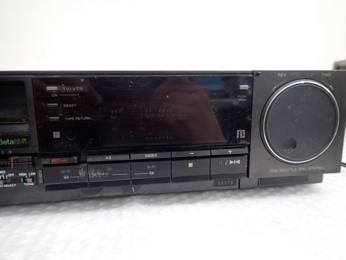 ☆営KW168-100 SONY ソニー Betamax SL-HF900  Hi-Band Beta ベータ ビデオデッキ 中古現状品の画像6