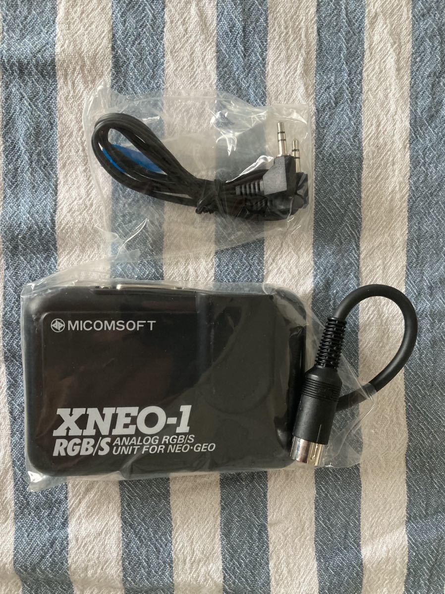 ネオジオ マイコンソフト 新品未使用美品 ケブール NEO GEO XNEO-1 NEOGEO SNK RGB CABLE 美品貴重品希少品の画像5