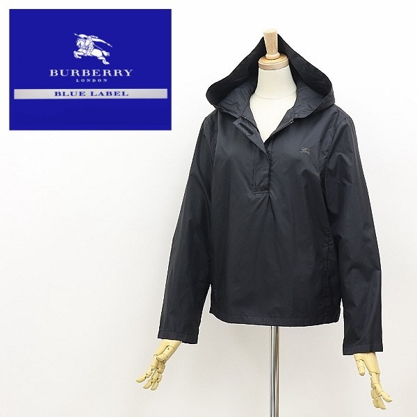 公式サイト BLUE ◇BURBERRY LABEL 38 ブラック 黒 プルオーバー