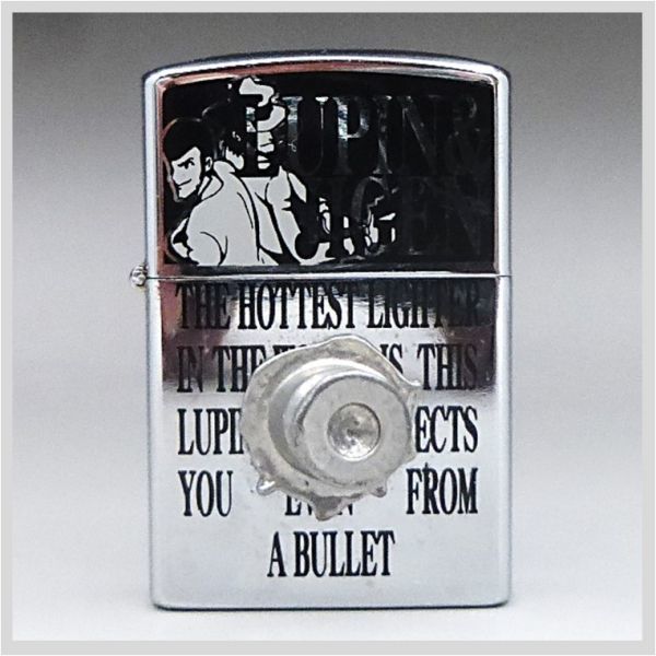 ZIPPO 型 ライター ルパン三世 次元 ルパン 弾丸 オイルライター 美品