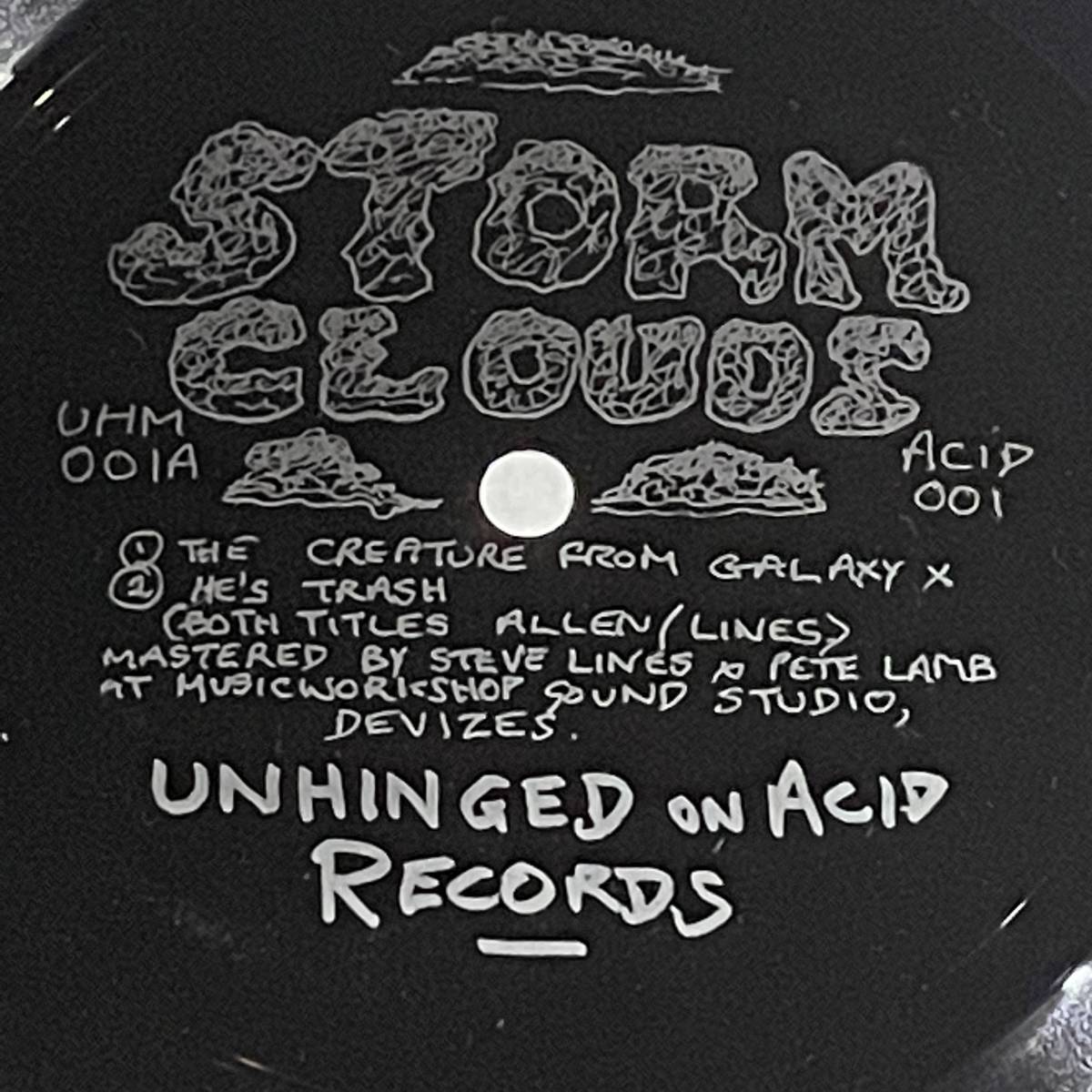 サイケでガレージなガール・ポップ！Stormclouds - The Creature From Galaxy X 7インチソノシート ギターポップ UKインディー_画像3