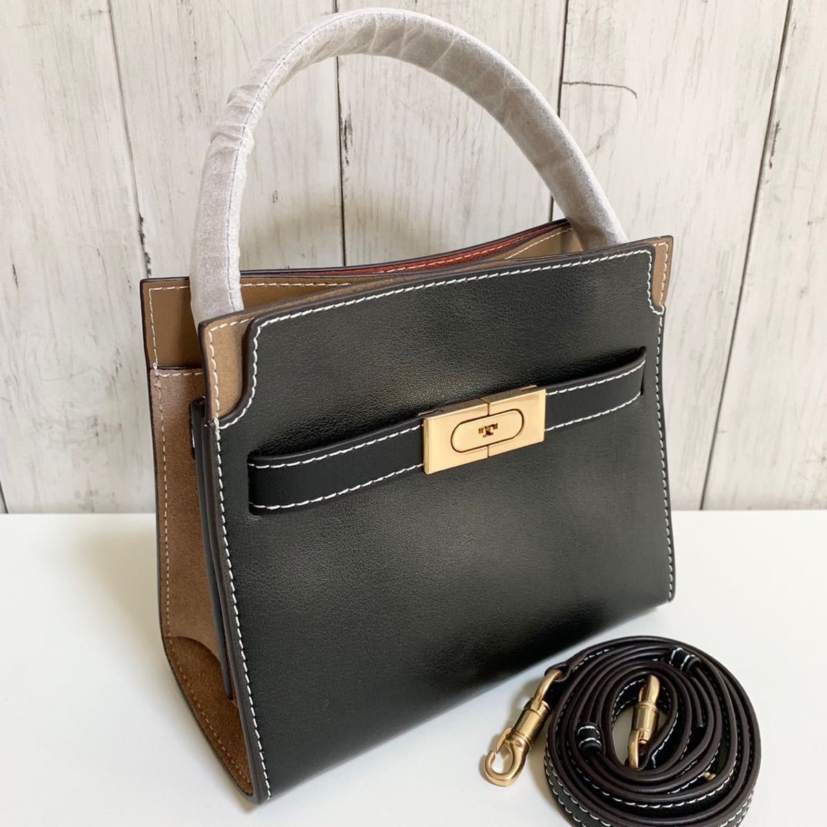 Tory Burchトリーバーチ リー ラジウィル プチ ダブルバッグ Tory Burchトリーバーチ リー ラジウィル プチ ダブルバッグ