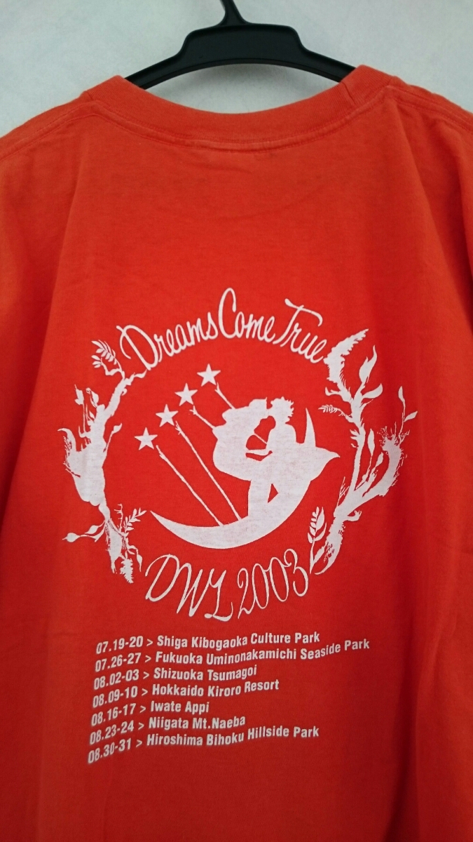 DREAMS COME TRUE WONDERLAND 2003 STAFF Tシャツ サイズM ドリカム スタッフTシャツ_画像2