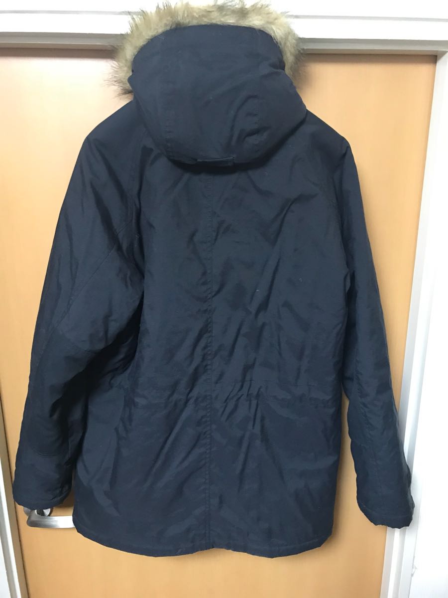 中古品 メンズ UNIQLO ユニクロ ブラック 黒色系 コート Mサイズ_画像2