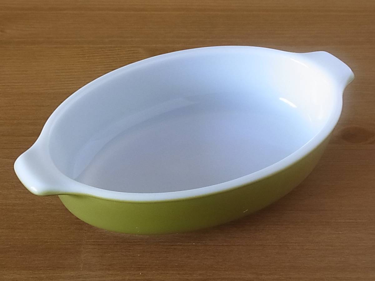 [ postage included ] Old Pyrex OLD PYREX 10ozkya Serow ru olive ( green )B