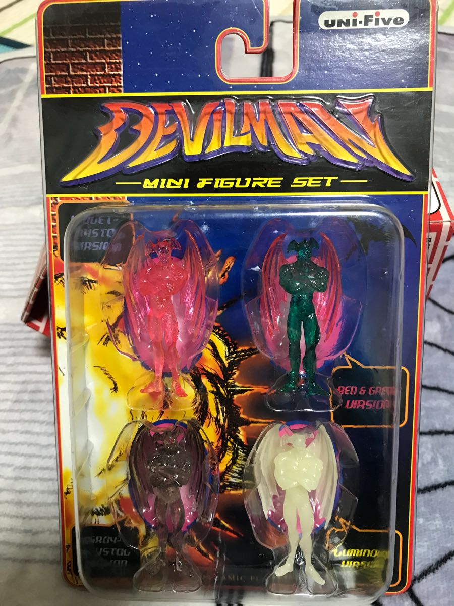  Devilman мини фигурка комплект фигурка высота 5cm 1998 год производства 
