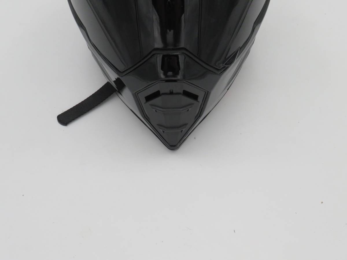 新品 モタード 風 ヘルメット シールド バイザー付き ブラック ＸLサイズ_画像10