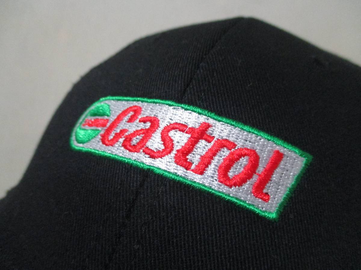 Castrol Castrol embroidery Logo mesh cap 