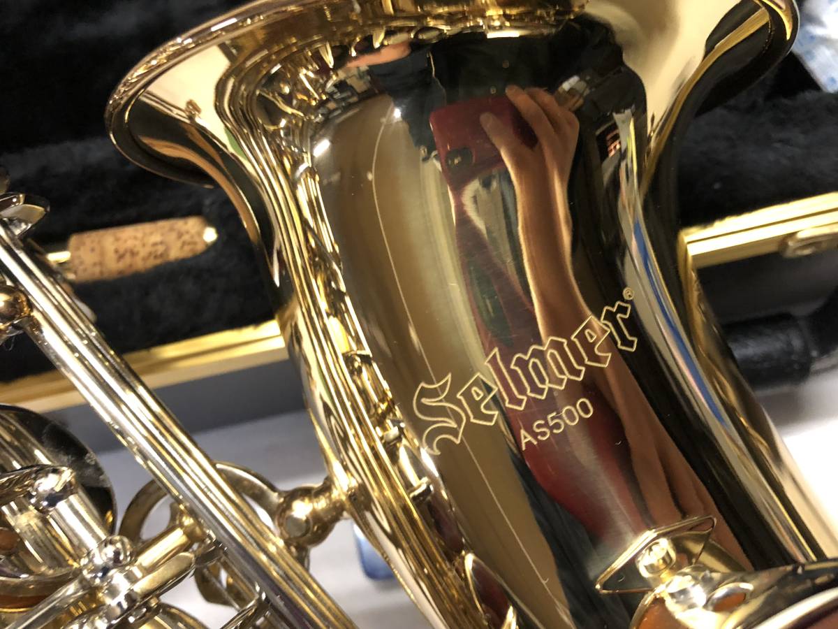 [ rare used beautiful alto saxophone ]Selmer AS500