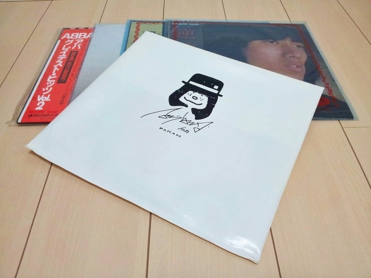 良品中古!!★LP盤レコード 4枚セット 12インチアナログ盤 年代物まとめて★近藤真彦 松山千春 長渕剛 ABBA★起承転結 逆流など まとめ売り_画像5