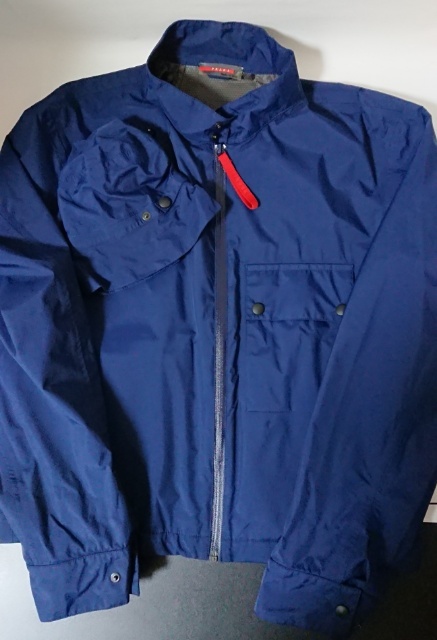 PRADA SPORT プラダ スポーツ GORE-TEX ジャケット ブルー サイズ46