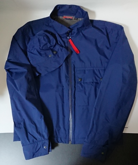 PRADA SPORT プラダ スポーツ GORE-TEX ジャケット ブルー サイズ46