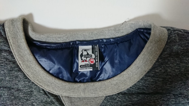 CHUMS チャムス ダウンクルートップ グレー サイズM(中古)のヤフオク