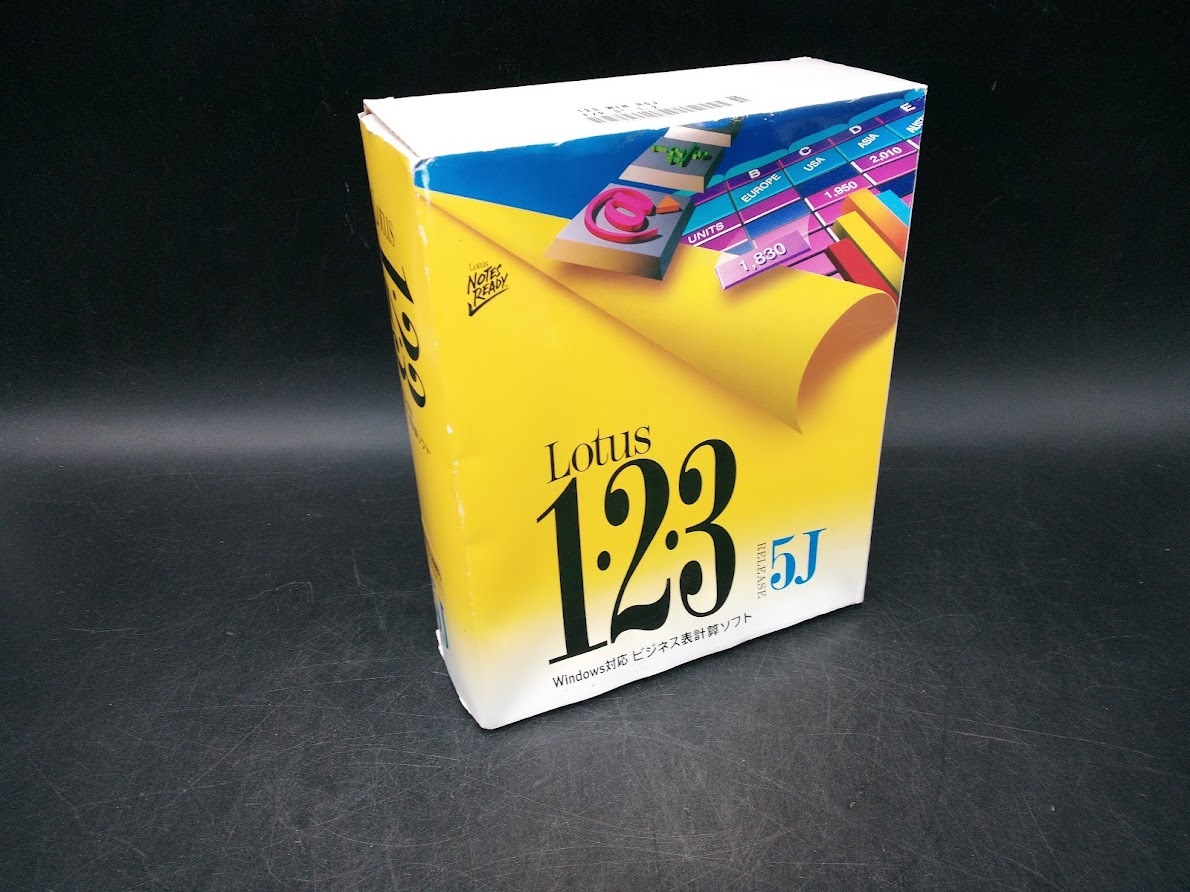 0 Lotus Lotus123 R5J 3.5 -inch floppy disk version / spread sheet /Window3.1 / Lotus 123 / business soft 