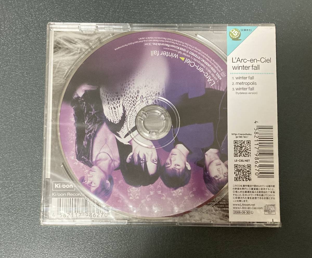 ● 未使用レアCD● ラルクアンシエル L'Arc-en-Ciel/ winter fall 12cmマキシCD 未開封品 初回ピクチャー盤_画像2