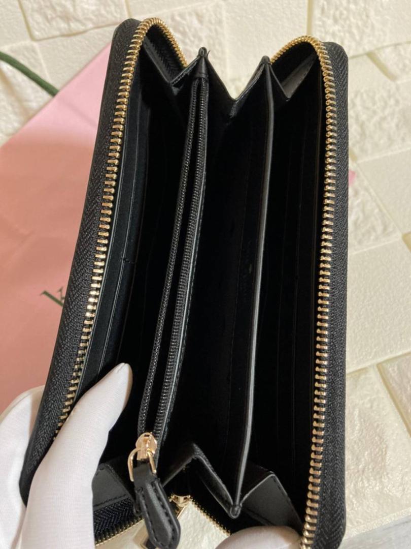 kate spade 花柄長財布 ウオレット ケイトスペード ラウンドファスナー