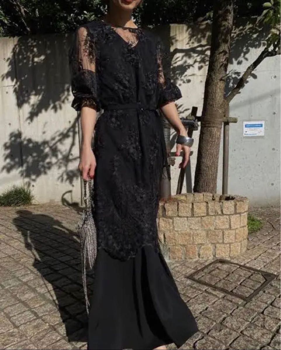 3WAY LAYERED LACE DRESS アメリヴィンテージ Ameri VINTAGE