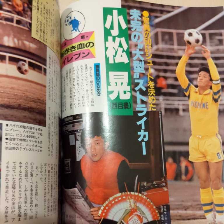 『サッカー雑誌イレブン1981年3月』4点送料無料サッカー本多数出品韓国プロ化コパデオロウルグアイ優勝三菱天皇杯優勝小松晃ルンメニゲ_画像5