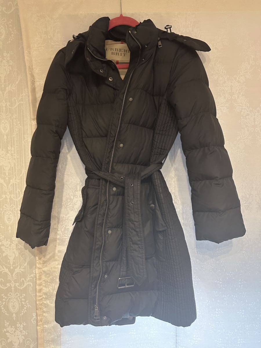 Burberry BRIT バーバリーブリット ロングダウン ダウンジャケット