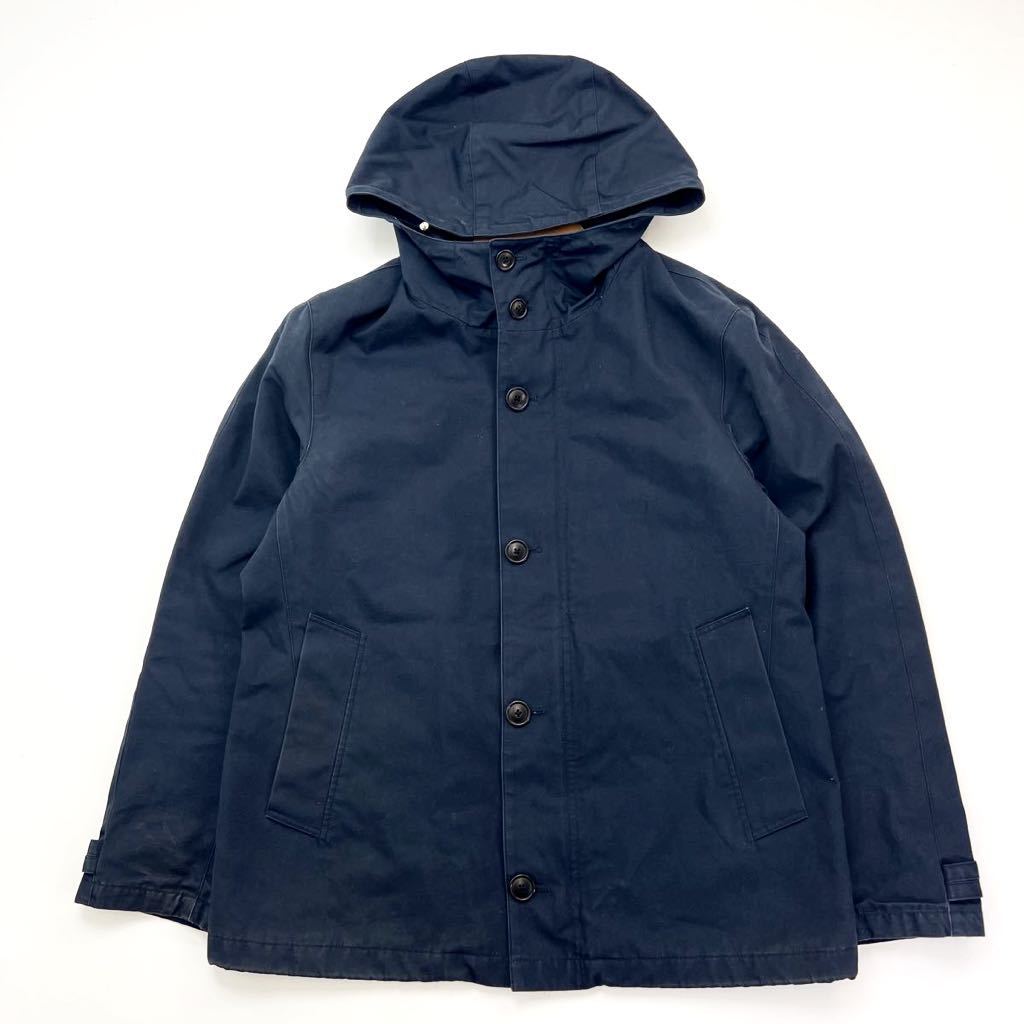  United Arrows * high density . manner .* Ben tail cotton mountain parka jacket navy L put on turning * BEAUTY&YOUTH#S1117