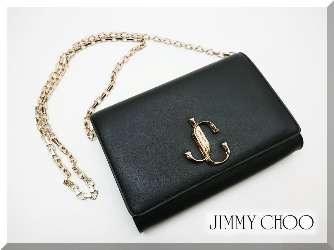 ☆JIMMY CHOO☆ジミーチュウ チェーンショルダーバッグ 極美品 送料