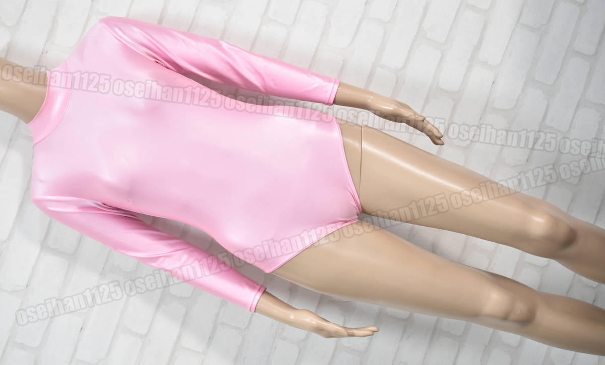 cosme itowbb-3800 super wet back Zip type long sleeve Leotard plain pink size 9M