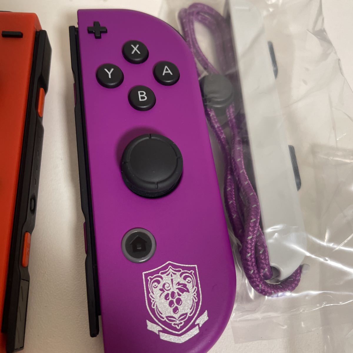 Switch スカーレット・バイオレットエディションJoy-Con、ストラップ-