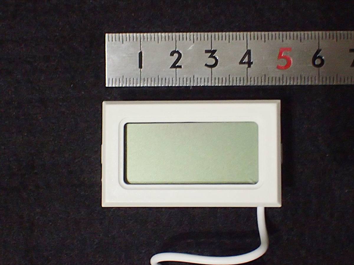 【送料込】デジタル水温計 5個  白 電池付  温度計 新品 即決  シュリンプ・メダカ・グッピー水槽の水温管理にの画像2