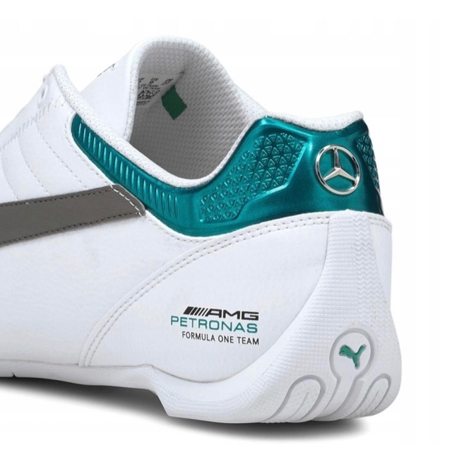 30. Puma MAPM Future Cart cat white / ash / green Mercedes 306584-04 FUTURE KART CAT