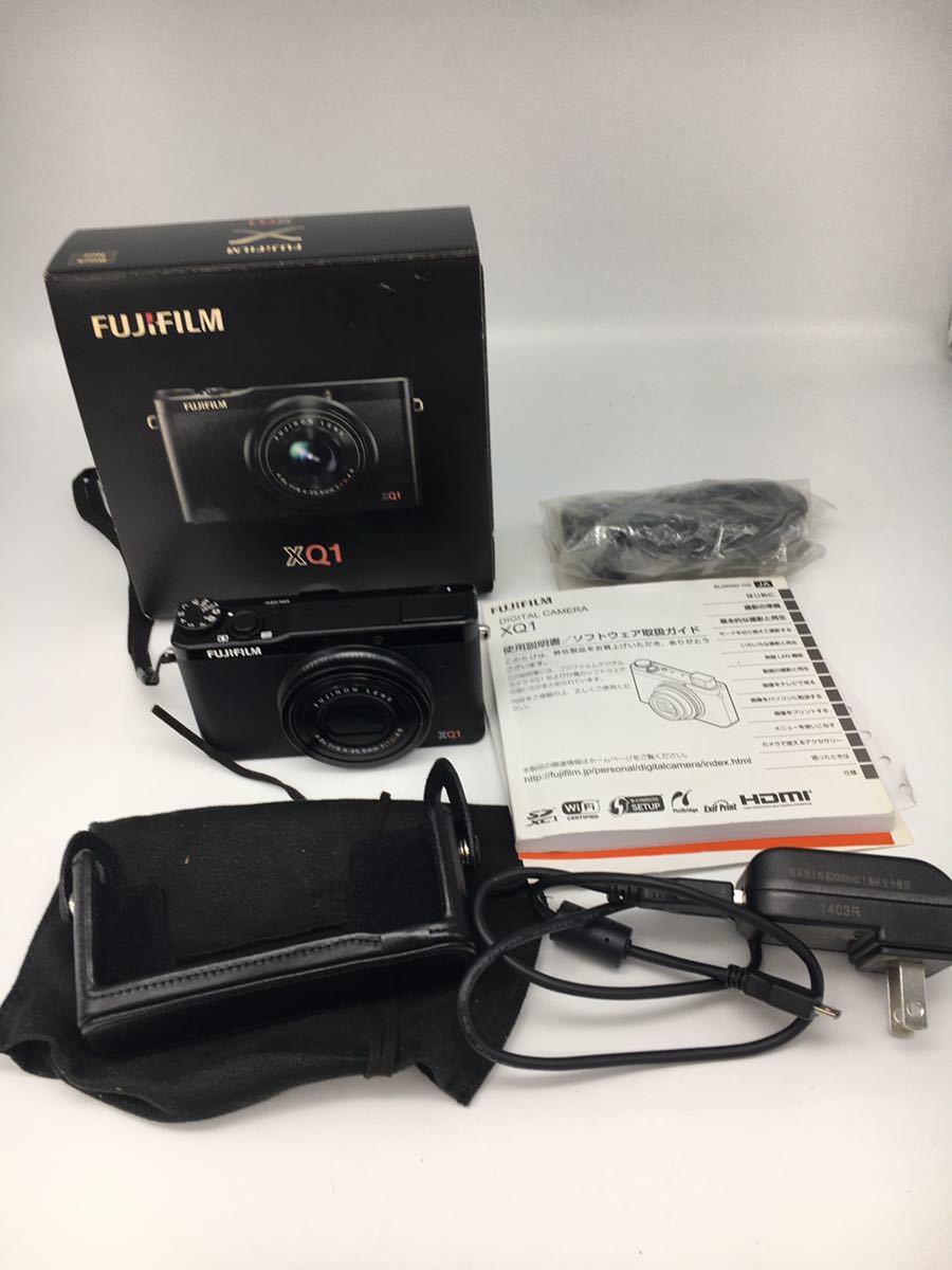 ふるさと割 FUJIFILM デジタルカメラ XQ1 ブラック F FX-XQ1 B