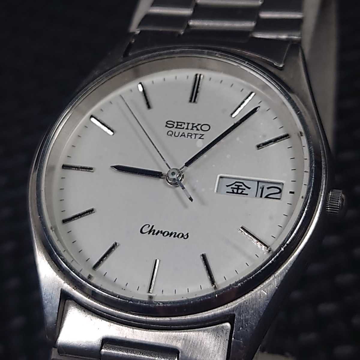 超目玉 稼動品 SEIKO Chronos 8123-7080 QUARTZ 腕時計 - 通販