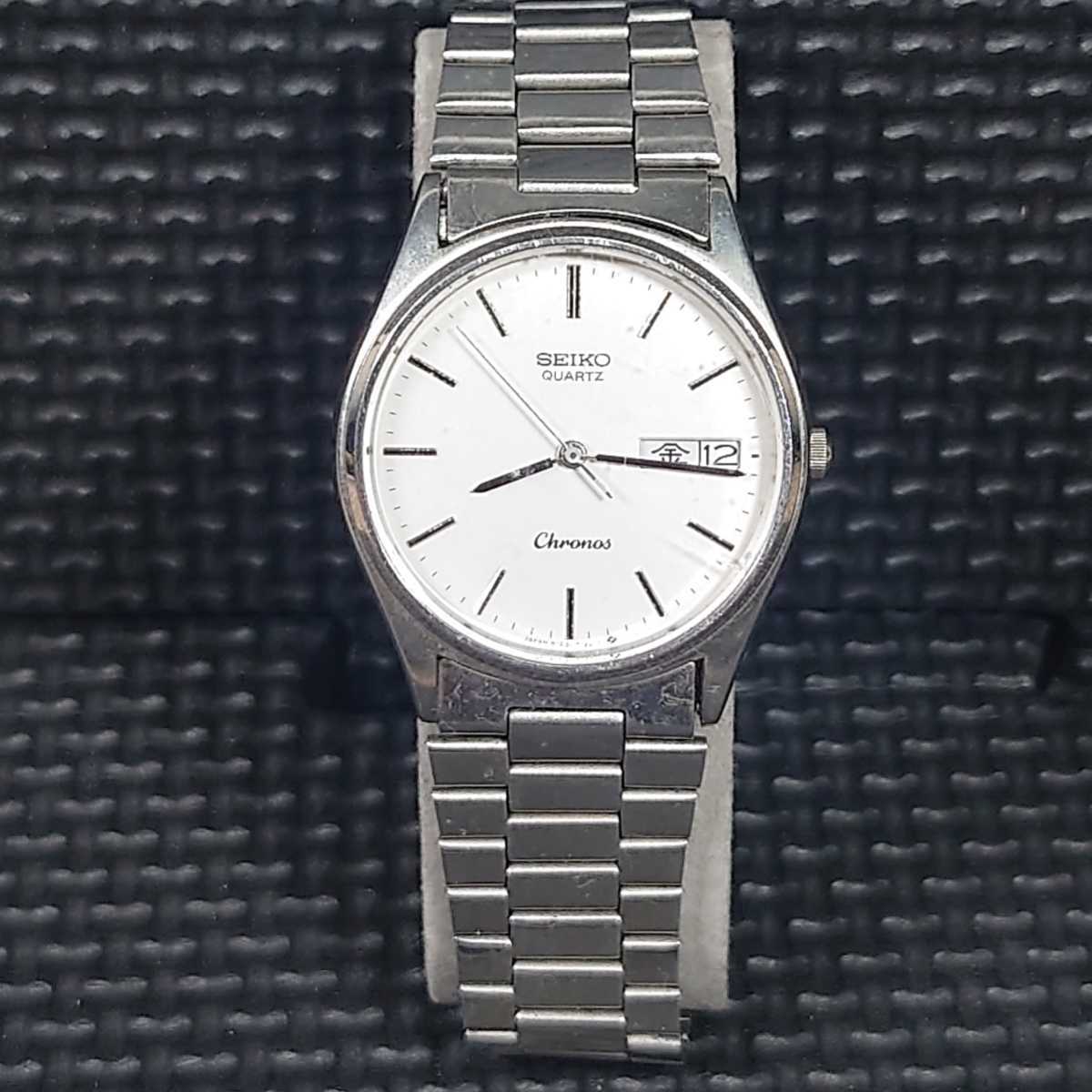 エッセンシャルコンフォート 稼動品 SEIKO Chronos 8123-7080 QUARTZ