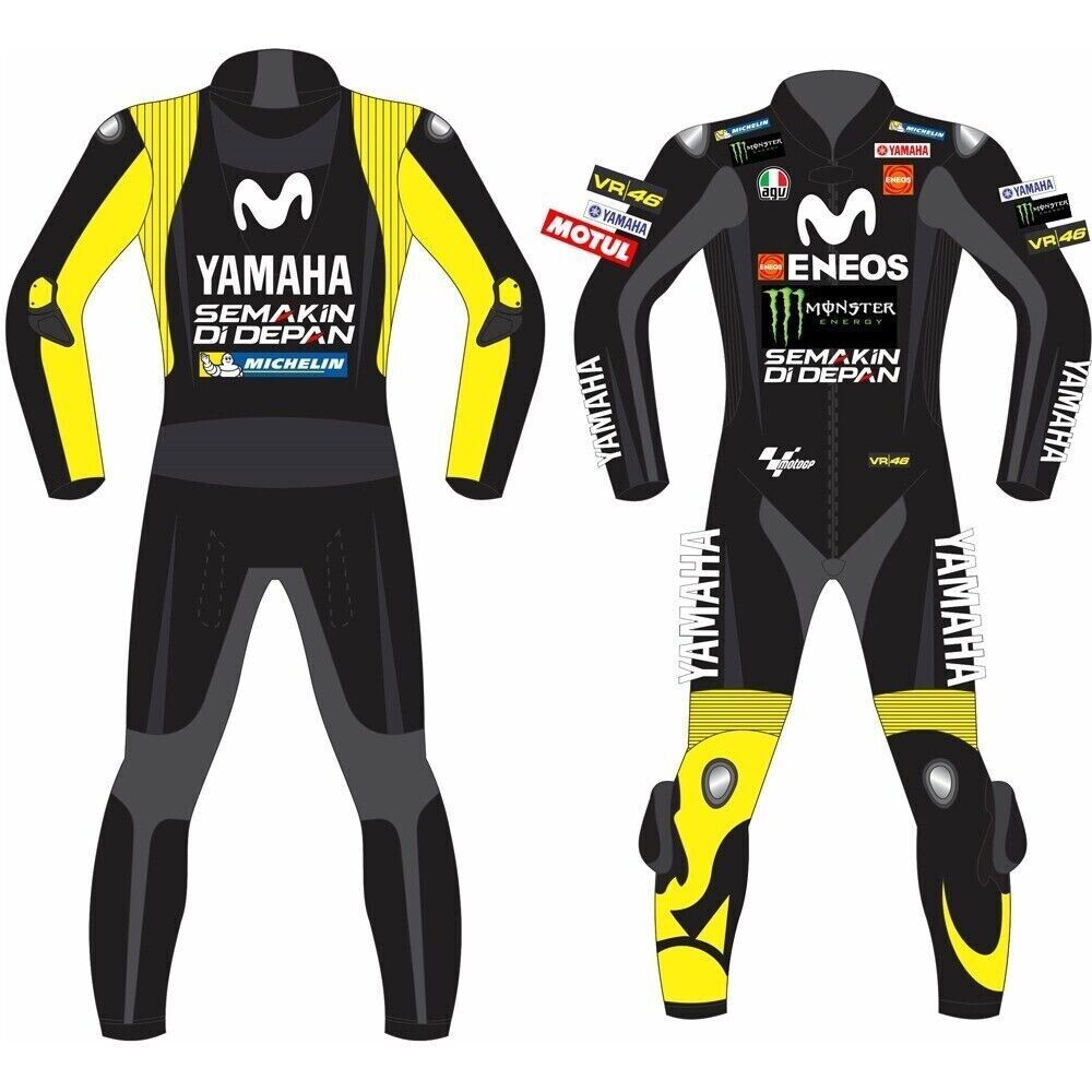 海外　限定品　送料込み Yamaha MOTOGP　レザーレーシングスーツ　サイズ各種　レプリカ　高品質 57_画像1