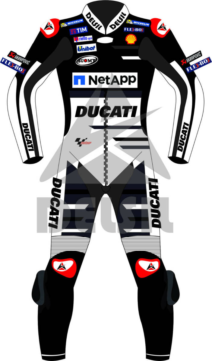 海外 限定品 送料込み アンドレア・ドヴィツィオーゾ Ducati レザーレーシングスーツ サイズ各種 レプリカ 高品質 11