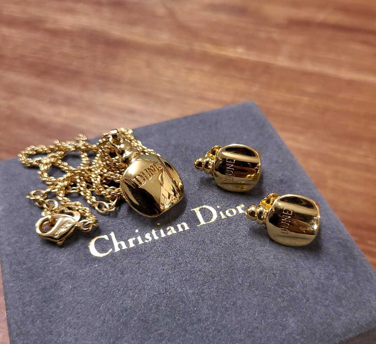 美品☆Dior ヴィンテージ オールドディオール ネックレス イヤリング