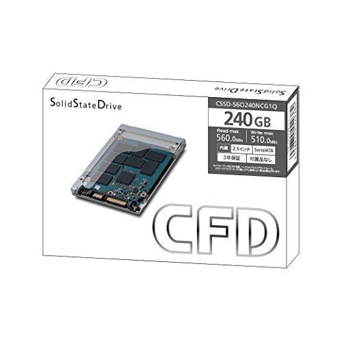 無料配達 SSD CSSD-S6O240NCG1Q TLC(Hynix製) ライト510MB/s リード