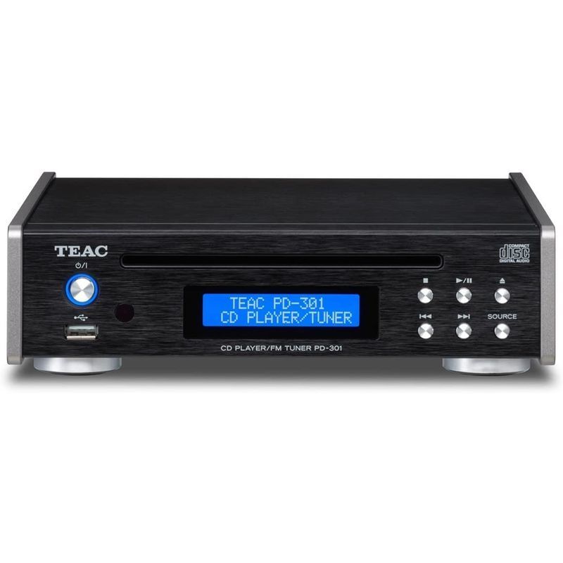 いラインアップ ティアック PD-301-B (ブラック) CDプレーヤー/FM