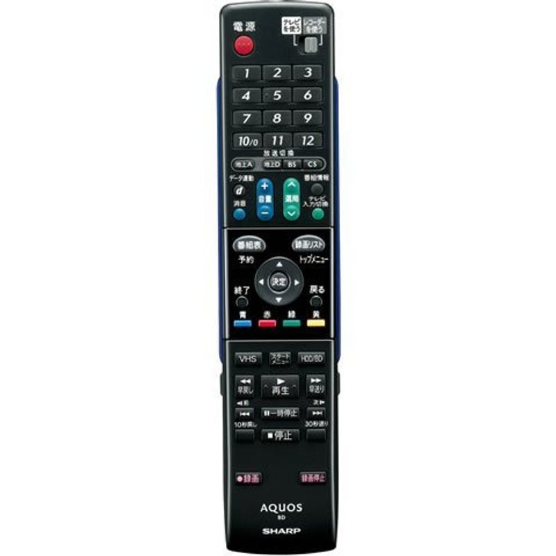 2022年新作入荷 シャープ AQUOSブルーレイディスクレコーダー用純正リモコン 0046380209 GA689PA その他 2022年新作入荷 シャープ AQUOSブルーレイディスクレコーダー用純正リモコン 0046380209 GA689PA その他