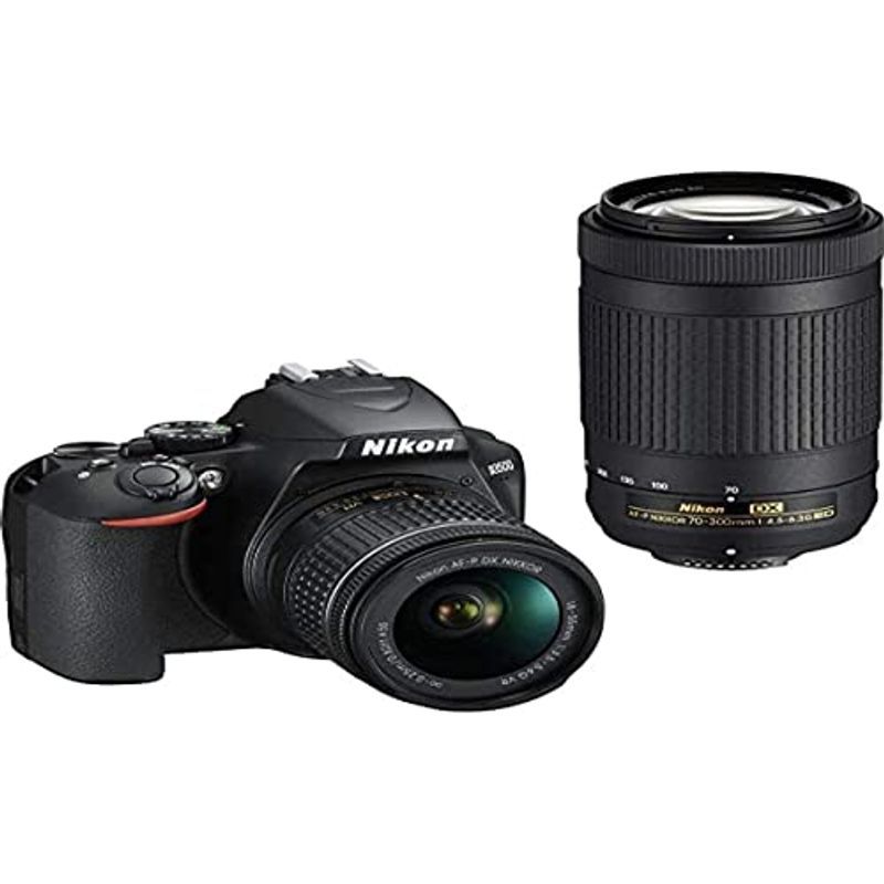 Nikon D3500 Digital SLR Camera Twin Lens kit with 18-55mm & 70-300mm L