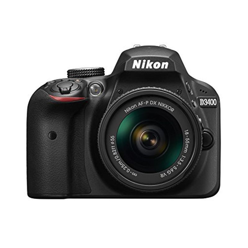 Nikon デジタル一眼レフカメラ D3400 AF-P 18-55 VR レンズキット ブラック D3400LKBK