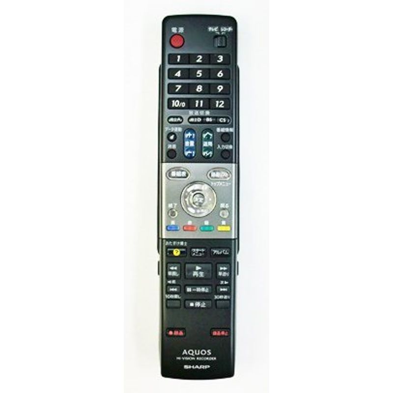 シャープ DVD DV-ACW72、DV-ACW75、DV-ACW80用リモコン送信機 0046380187